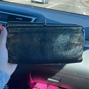 Hobo Gold Metallic Lauren Wallet